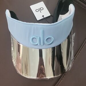 ALO Yoga Kids Blue and Silver Visor